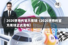 2026世界杯官方用球（2026世界杯官方用球正式发布）