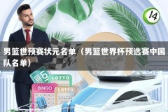 男篮世预赛状元名单（男篮世界杯预选赛中国队名单）